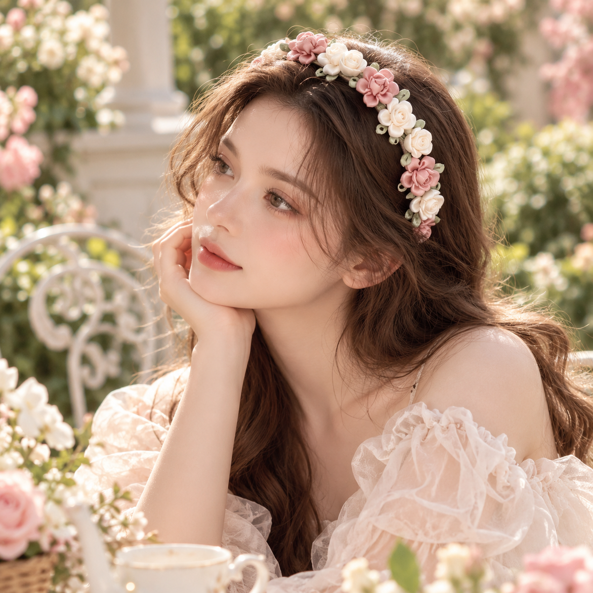 VeloraBloom Fairy Blossom Headband